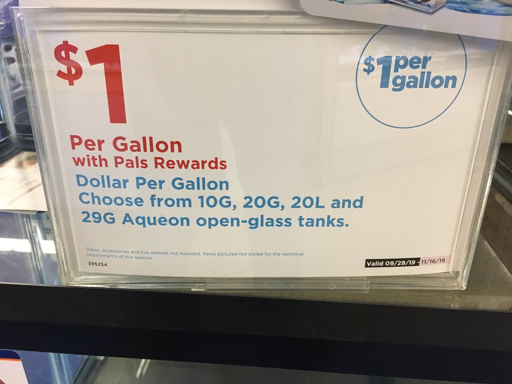 PETCO 1 a gallon sale Equipment Discussions Austin Reef Club
